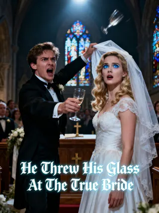 Cover of He Threw His Glass At The True Bride