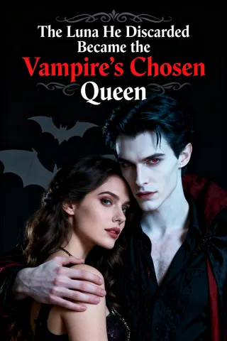 Cover of The Luna He Discarded Became the Vampire's Chosen Queen
