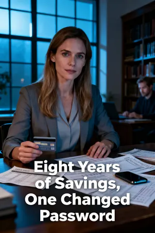 Cover of Eight Years Of Savings, One Changed Password
