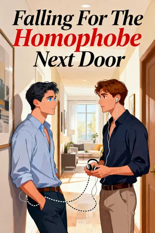 Cover of Falling For The Homophobe Next Door