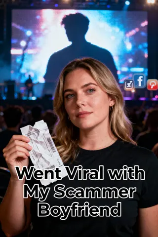 Cover of Went Viral With My Scammer Boyfriend