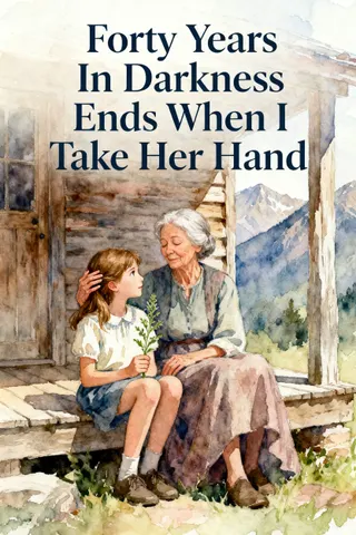 Cover of Forty Years In Darkness Ends When I Take Her Hand