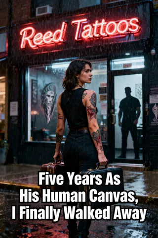 Cover of Five Years As His Human Canvas, I Finally Walked Away