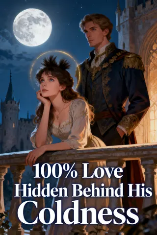 Cover of 100% Love Hidden Behind His Coldness