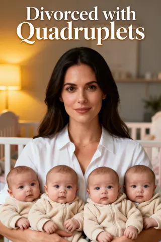Cover of Divorced with Quadruplets
