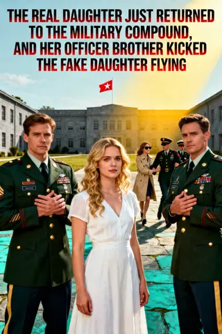 Cover of The real daughter just returned to the military compound, and her officer brother kicked the fake daughter flying