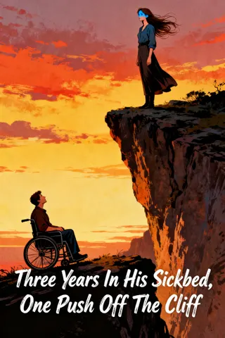 Cover of Three Years In His Sickbed, One Push Off The Cliff