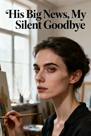 Cover of His Big News, My Silent Goodbye