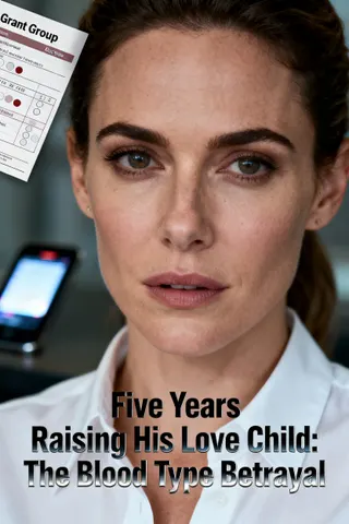 Cover of Five Years Raising His Love Child: The Blood Type Betrayal