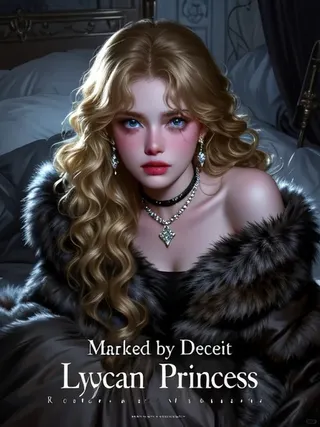Cover of Marked by Deceit, Reborn as Lycan Princess