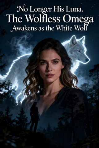Cover of No Longer His Luna: The Wolfless Omega Awakens as the White Wolf