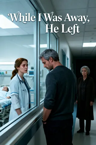 Cover of While I Was Away, He Left