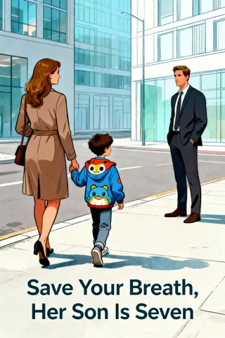 Cover of Save Your Breath, Her Son Is Seven