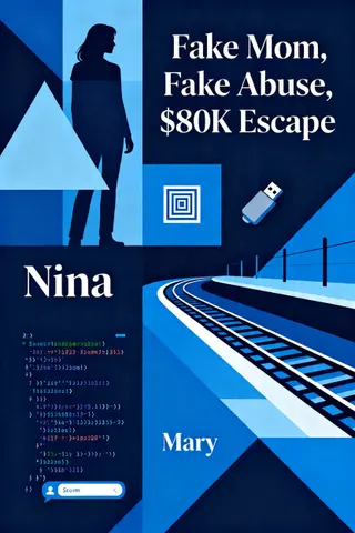Cover of Fake Mom, Fake Abuse, $80K Escape