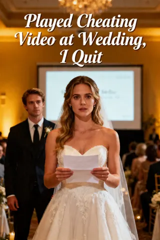 Cover of Played Cheating Video at Wedding, I Quit