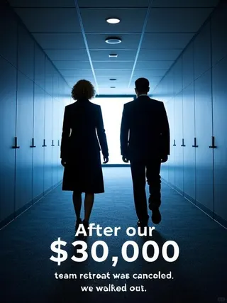 Cover of After our $30,000 team retreat was canceled, we walked out.