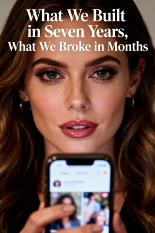 Cover of What We Built in Seven Years, What We Broke in Months