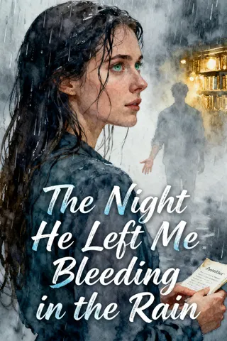 Cover of The Night He Left Me Bleeding in the Rain