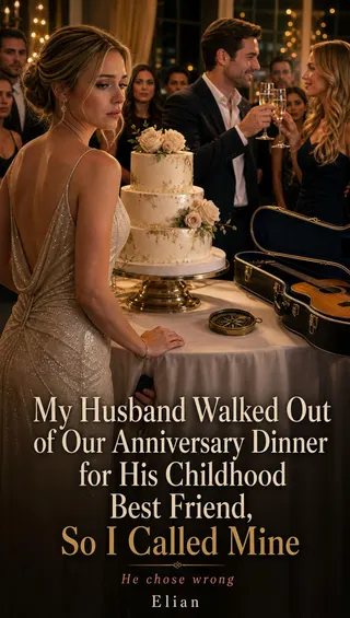 Cover of My Husband Walked Out of Our Anniversary Dinner for His Childhood Best Friend, So I Called Mine
