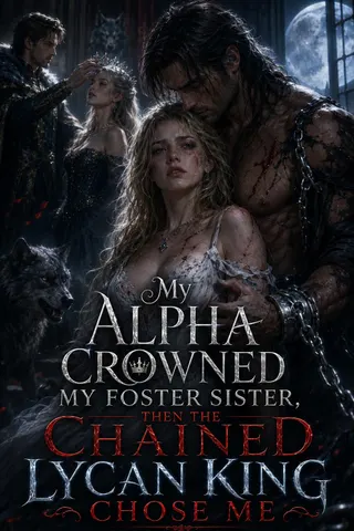Cover of My Alpha Crowned My Foster Sister, Then the Chained Lycan King Chose Me