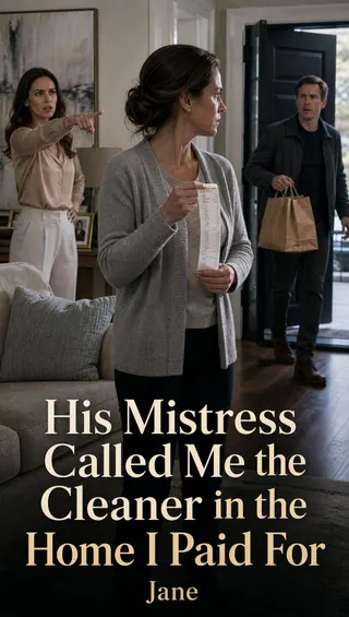 Cover of His Mistress Called Me the Cleaner in the Home I Paid For