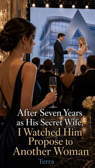 Cover of After Seven Years as His Secret Wife, I Watched Him Propose to Another Woman