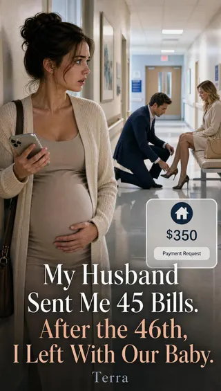 Cover of My Husband Sent Me 45 Bills. After the 46th, I Left With Our Baby