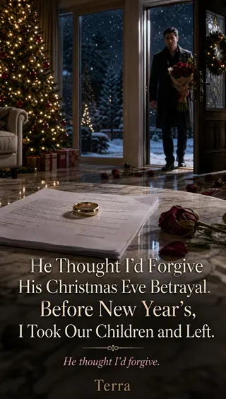 Cover of He Thought I'd Forgive His Christmas Eve Betrayal. Before New Year's, I Took Our Children and Left