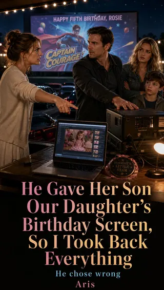 Cover of He Gave Her Son Our Daughter's Birthday Screen,So I Took Back Everything