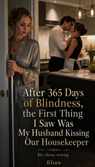 Cover of After 365 Days of Blindness, the First Thing I Saw Was My Husband Kissing Our Housekeeper