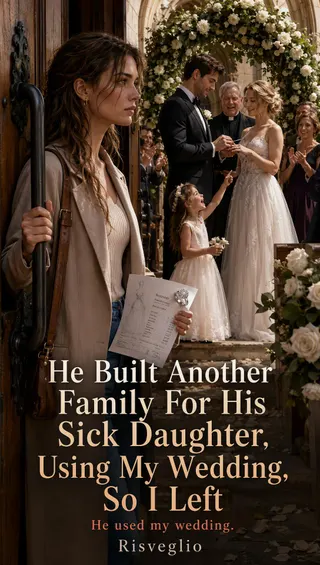 Cover of He Built Another Family For His Sick Daughter, Using My Wedding, So I Left