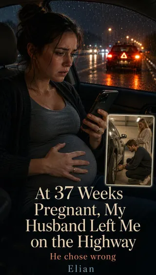 Cover of At 37 Weeks Pregnant, My Husband Left Me on the Highway