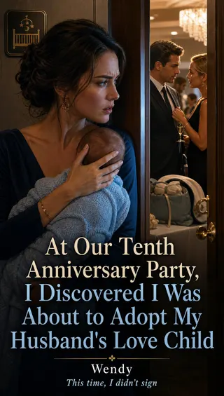 Cover of At Our Tenth Anniversary Party, I Discovered I Was About to Adopt My Husband's Love Child