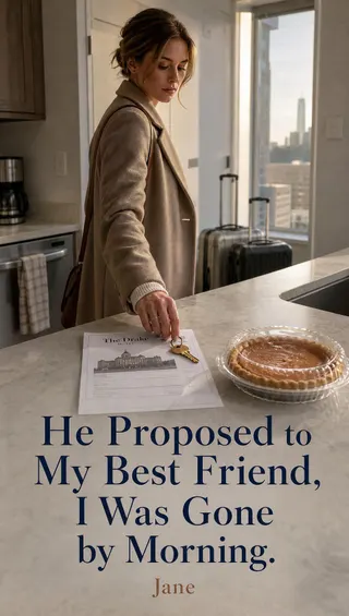 Cover of He Proposed to My Best Friend, I Was Gone by Morning.