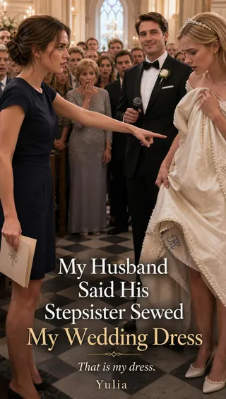 Cover of My Husband Said His Stepsister Sewed My Wedding Dress