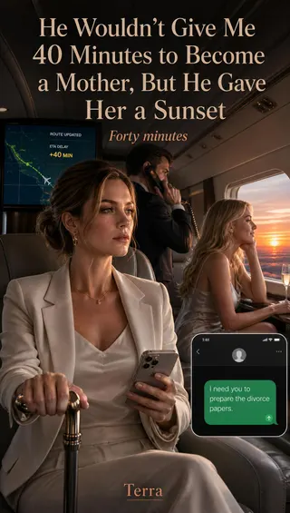 Cover of He Wouldn't Give Me 40 Minutes to Become a Mother, But He Gave Her a Sunset