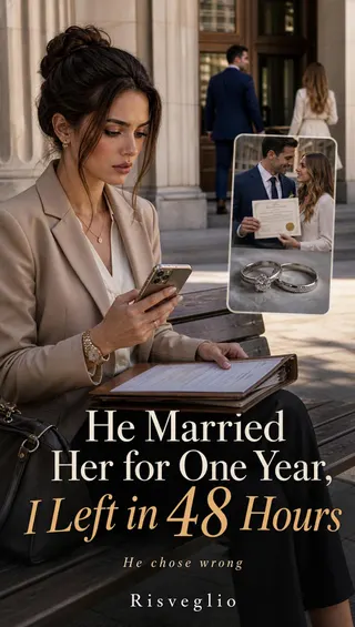 Cover of He Married Her for One Year, I Left in 48 Hours