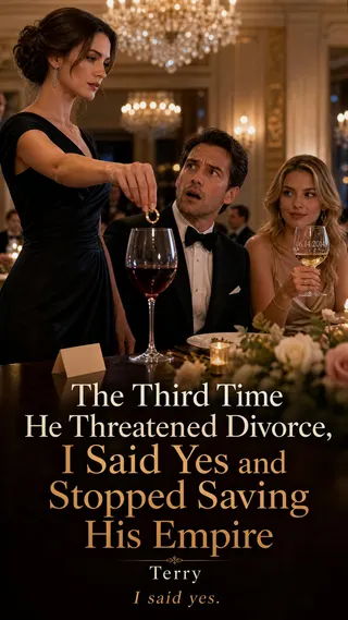 Cover of The Third Time He Threatened Divorce, I Said Yes and Stopped Saving His Empire