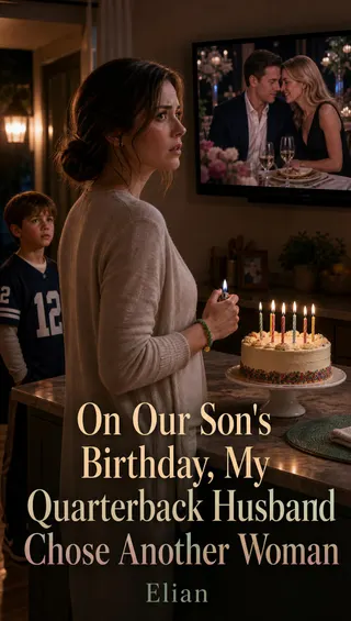 Cover of On Our Son's Birthday, My Quarterback Husband Chose Another Woman