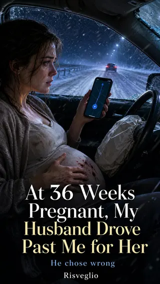 Cover of At 36 Weeks Pregnant, My Husband Drove Past Me for Her
