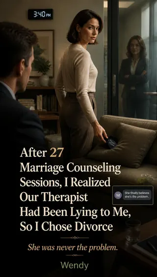 Cover of After 27 Marriage Counseling Sessions, I Realized Our Therapist Had Been Lying to Me, So I Chose Divorce
