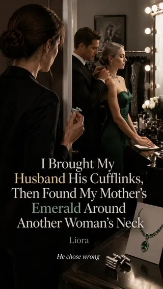 Cover of I Brought My Husband His Cufflinks, Then Found My Mother's Emerald Around Another Woman's Neck