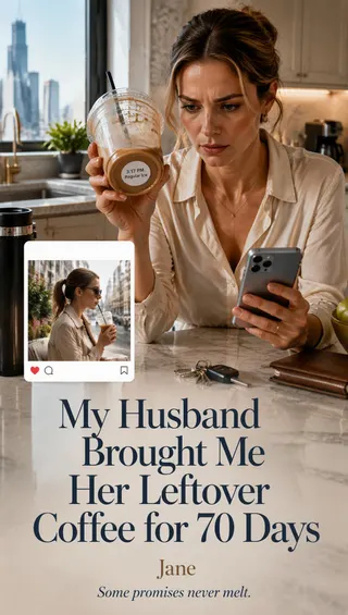Cover of My Husband Brought Me Her Leftover Coffee for 70 Days