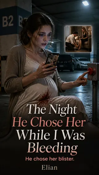 Cover of The Night He Chose Her While I Was Bleeding