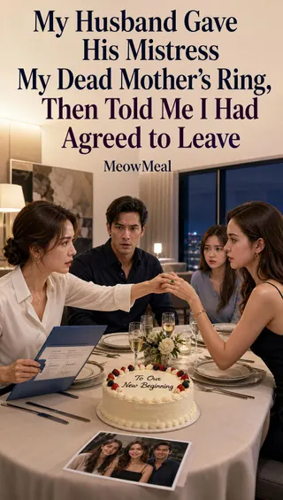 Cover of My Husband Gave His Mistress My Dead Mother's Ring, Then Told Me I Had Agreed to Leave