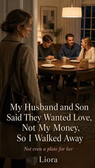 Cover of My Husband and Son Said They Wanted Love, Not My Money, So I Walked Away