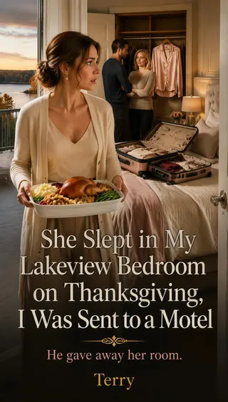 Cover of She Slept in My Lakeview Bedroom on Thanksgiving, I Was Sent to a Motel