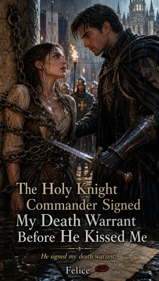 Cover of The Holy Knight Commander Signed My Death Warrant Before He Kissed Me