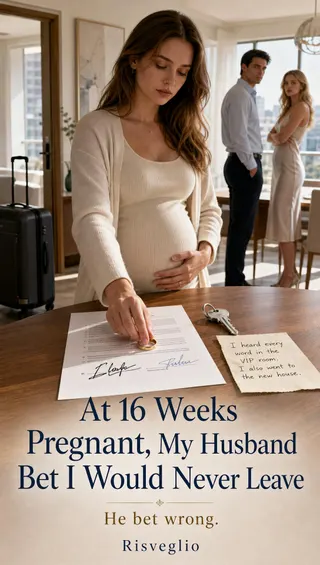 Cover of At 16 Weeks Pregnant, My Husband Bet I Would Never Leave