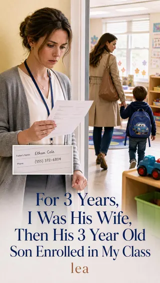 Cover of For 3 Years, I Was His Wife, Then His 3 Year Old Son Enrolled in My Class